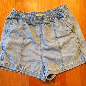 Madewell Denim Easy Pull On Shorts